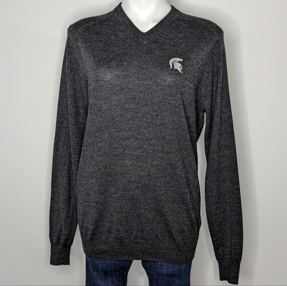 Nike Golf Tour Performance grey Michigan State University Spartans sweater M